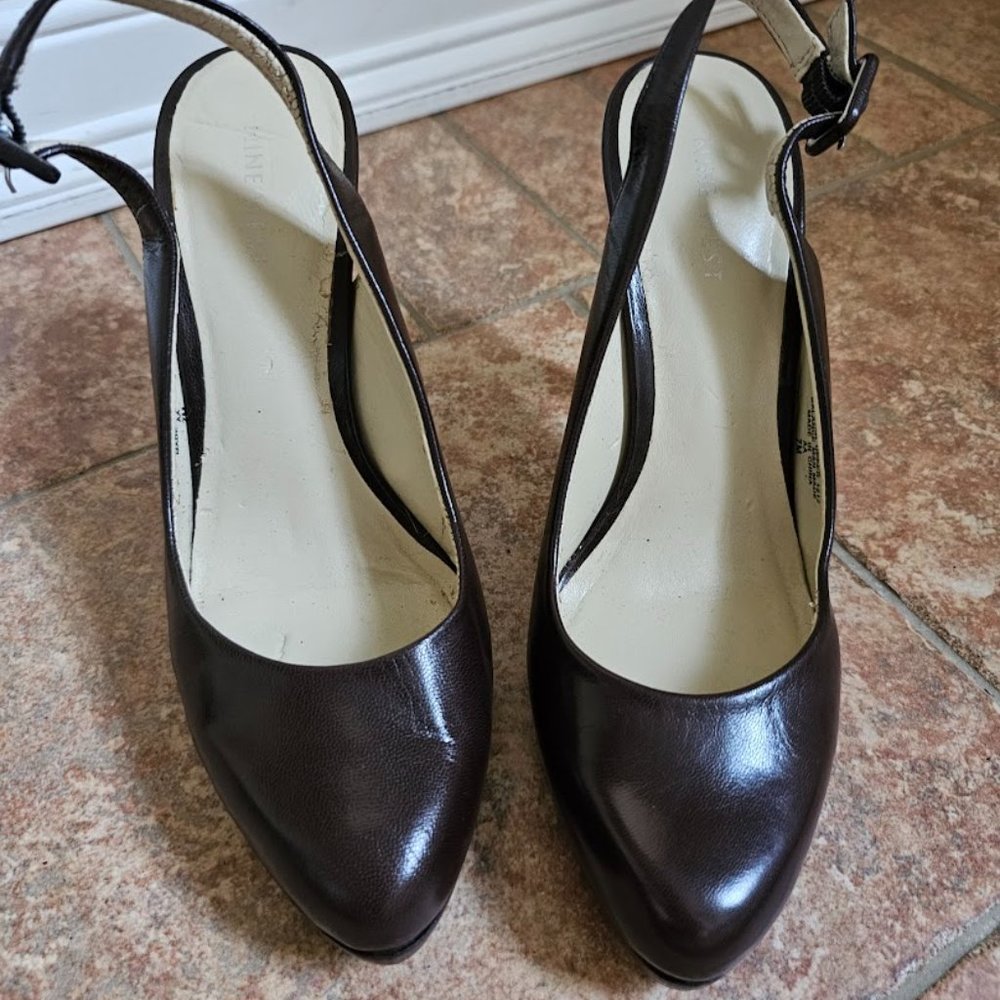 Nine West Sling Back Platform Pump